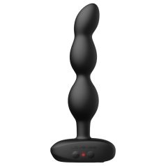   Lovense Ridge - plug anal vibrant perlé connecté - silicone noir