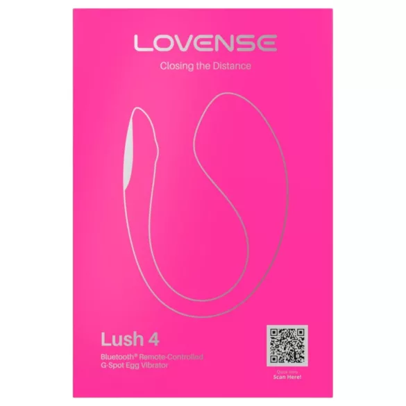 LOVENSE Lush 4 - œuf vibrant connecté (rose)