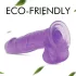 Tracy's Dog - gode ceinture ventouse avec testicules - silicone violet