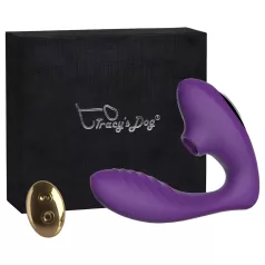   Tracy's Dog 2 - Stimulateur clitoridien et vaginal 2en1 - silicone violet