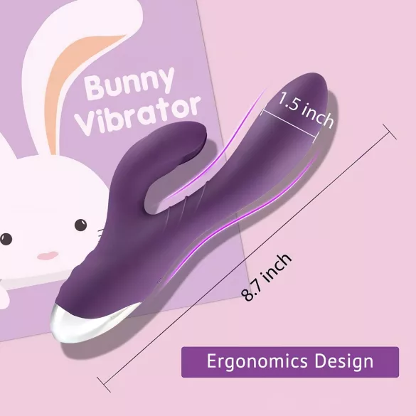Tracy's Dog - vibromasseur rabbit avec stimulateur clitoridien - waterproof