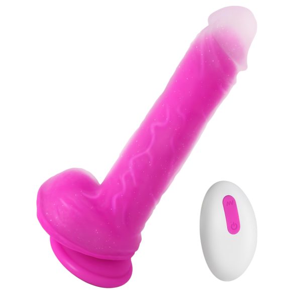 Tracy's Dog Jelivoy-Mid - godemichet réaliste vibrant 20cm - silicone rose