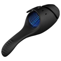 Leopard - stimulateur gland rechargeable - silicone noir