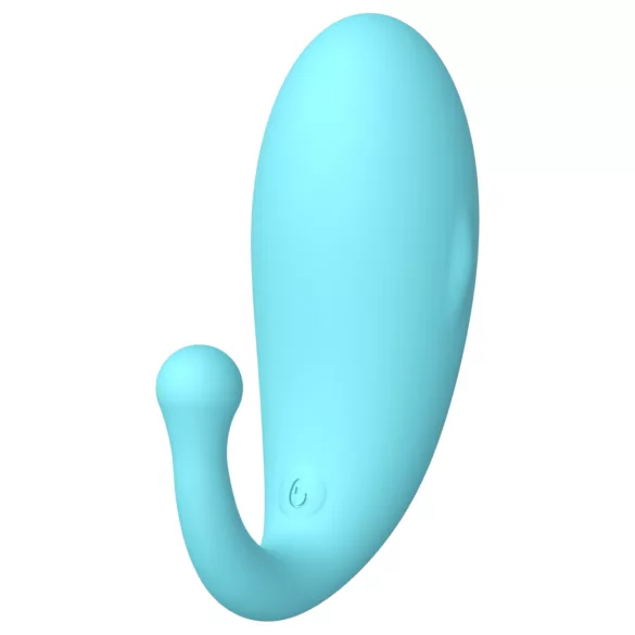 Leopard Whale - œuf vibrant connecté rechargeable - silicone bleu