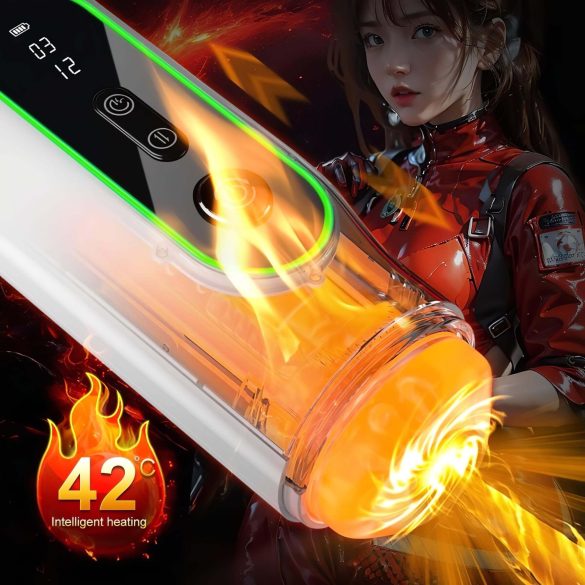 Leopard - Masturbateur vibrant mouvement (noir)