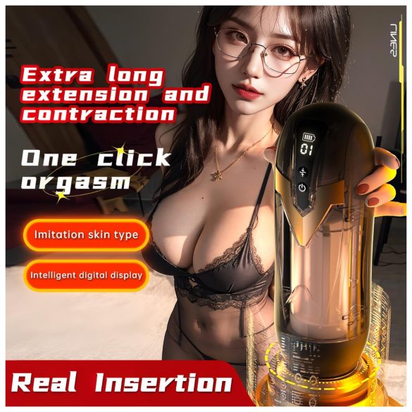 Leopard - masturbateur va-et-vient - noir