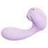 Leopard - vibromasseur succion et vibration - violet
