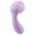 Leopard - vibromasseur succion et vibration - violet