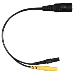   DG-LAB - répartiteur d’électrodes de prise 2,5 mm vers 2 mm (noir)