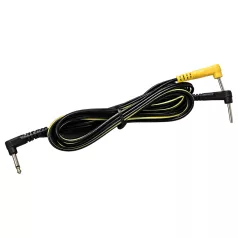   DG-LAB - câble d’électrodes à angle droit avec broches de 2 mm (noir)