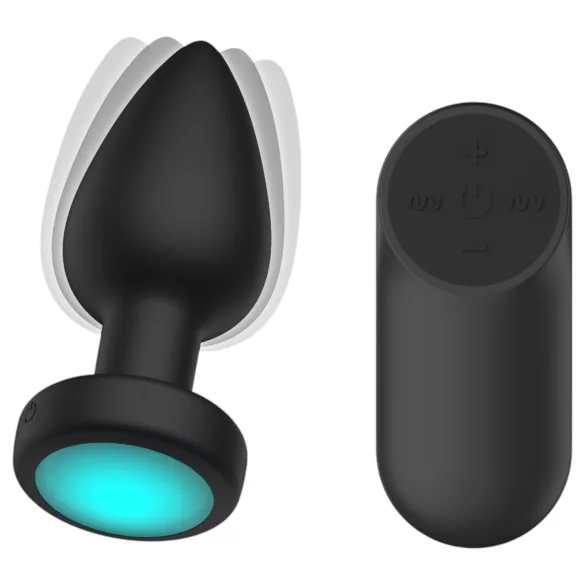Passion Play - Plug anal vibrant à LED - taille M
