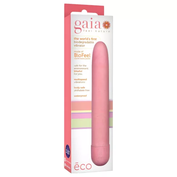 Gaia Eco L - vibromasseur écologique - grand - silicone rose