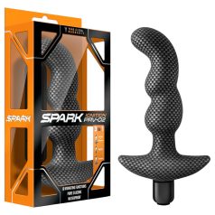 Blush Spark - Plug anal vibrant étanche - silicone noir