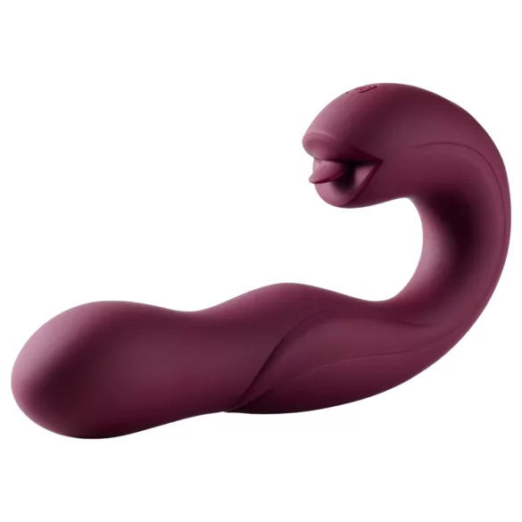 Honey Play Box Joi - vibromasseur point G rotatif lécheur - silicone violet