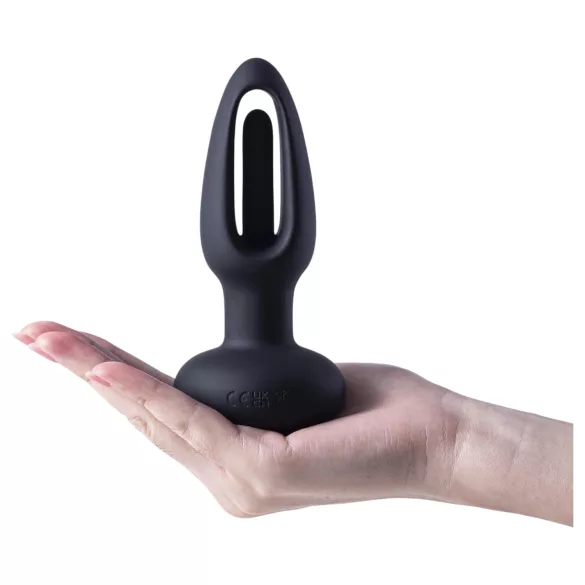 Honey Play Box Snuggy - vibromasseur anal langue stimulante - silicone noir