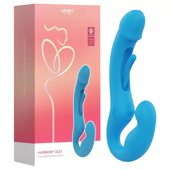 Honey Play Box Harmony Duo - gode vibrant avec langue télécommandé