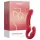 Honey Play Box Harmony Duo - gode à langue vibrant à harnais, contrôlé par application (rouge)