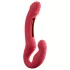 Honey Play Box Harmony Duo - gode à langue vibrant à harnais, contrôlé par application (rouge)
