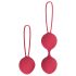 Cotoxo Cherry - Boules de geisha - lot de 2 - silicone rouge