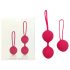 Cotoxo Cherry - Boules de geisha - lot de 2 - silicone rouge
