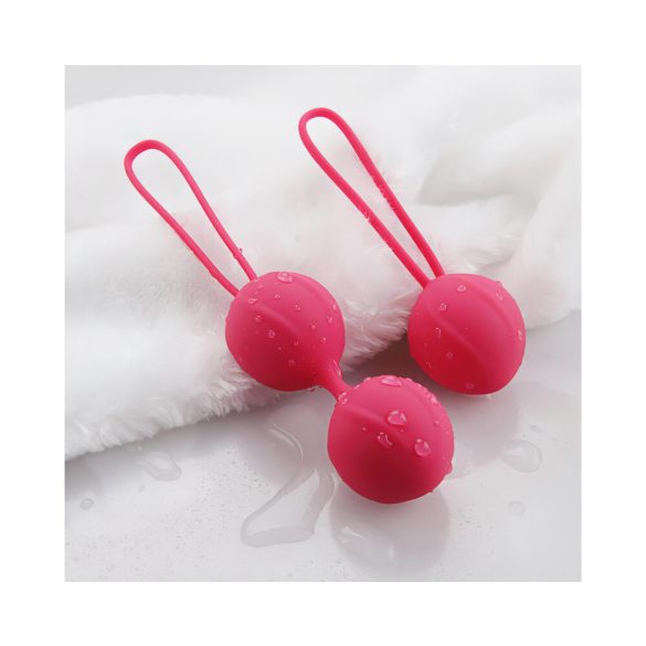 Cotoxo Cherry - Boules de geisha - lot de 2 - silicone rouge
