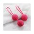 Cotoxo Cherry - Boules de geisha - lot de 2 - silicone rouge