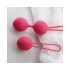 Cotoxo Cherry - Boules de geisha - lot de 2 - silicone rouge