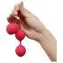Cotoxo Cherry - Boules de geisha - lot de 2 - silicone rouge