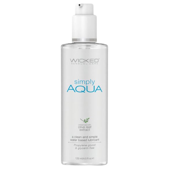 Wicked Simple Aqua - Lubrifiant à base d'eau vegan - 120ml