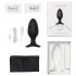 LOVENSE Hush 2 L - mini vibromasseur anal rechargeable (57mm) - noir