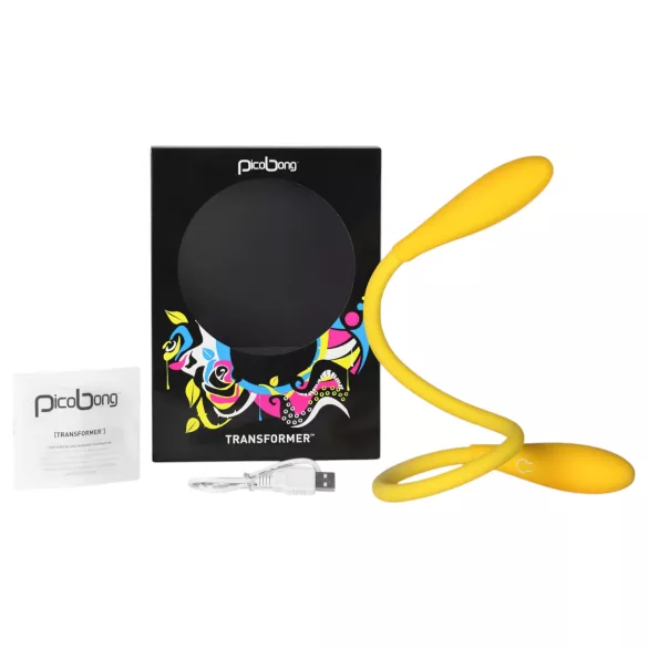 Picobong Transformer - Vibromasseur unisexe étanche (jaune)