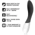 LELO Mona Wave - vibromasseur point G étanche - silicone noir