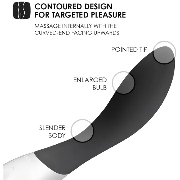 LELO Mona Wave - vibromasseur point G étanche - silicone noir