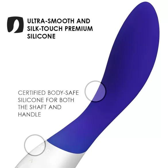 LELO Mona Wave - vibromasseur point G étanche - bleu