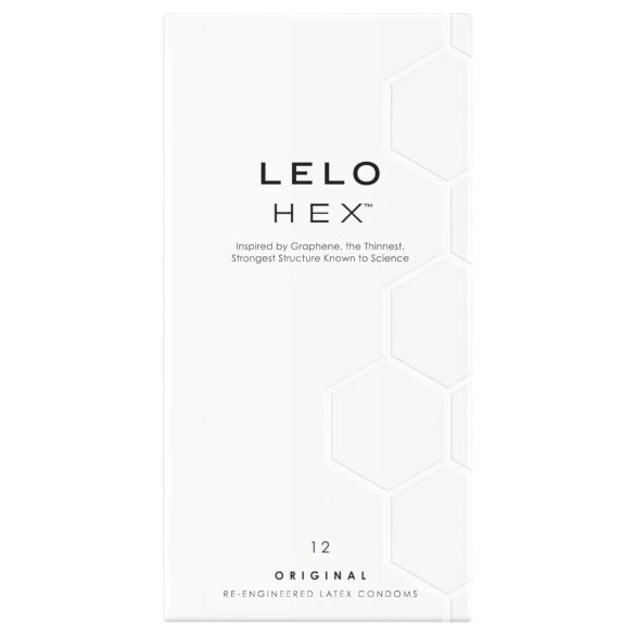 LELO Hex Original - préservatifs fins et résistants - 12 pièces
