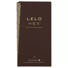   LELO Hex Respect XL - préservatif extra large - latex - boîte de 12
