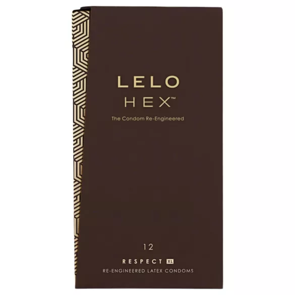 LELO Hex Respect XL - préservatif extra large - latex - boîte de 12