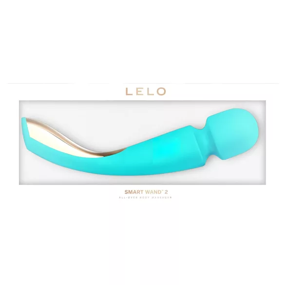 LELO - wand masseur vibrant rechargeable - grand modèle - turquoise