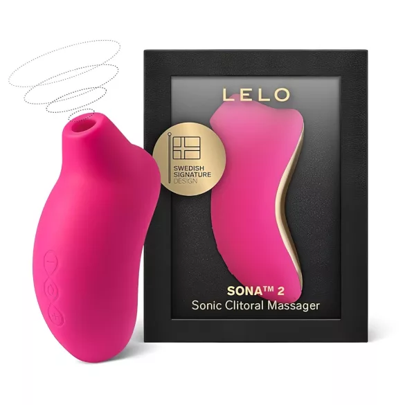LELO - stimulateur clitoridien à ondes soniques - cerise