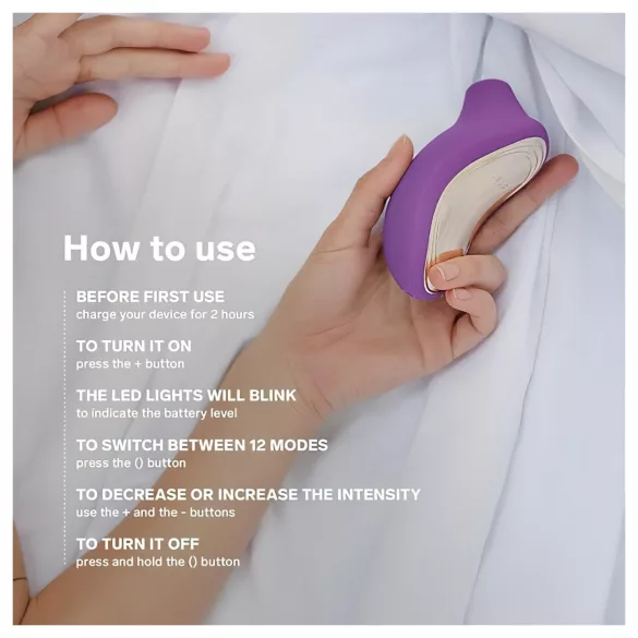 LELO - stimulateur clitoridien à ondes soniques - cerise