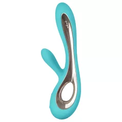   LELO Soraya 2 - vibromasseur double stimulation waterproof - silicone turquoise