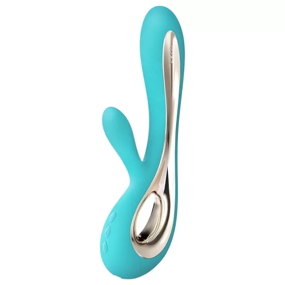 LELO Soraya 2 - vibromasseur double stimulation waterproof - silicone turquoise