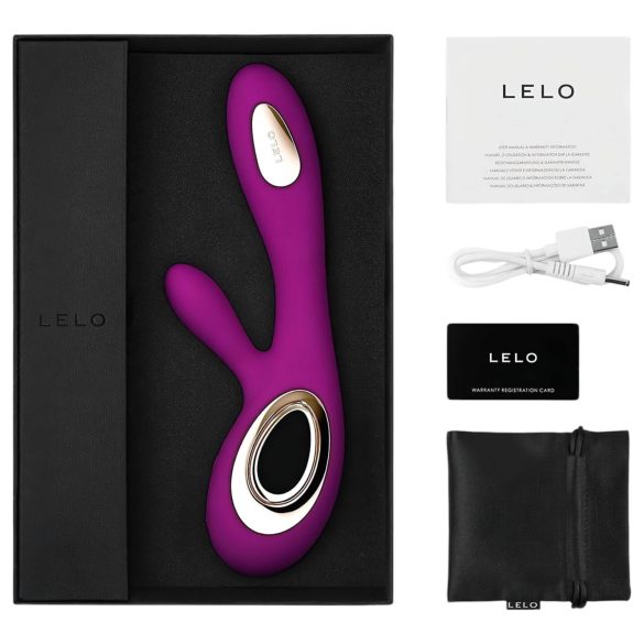 LELO Soraya Wave - vibromasseur rabbit rechargeables - stimulateur clitoridien