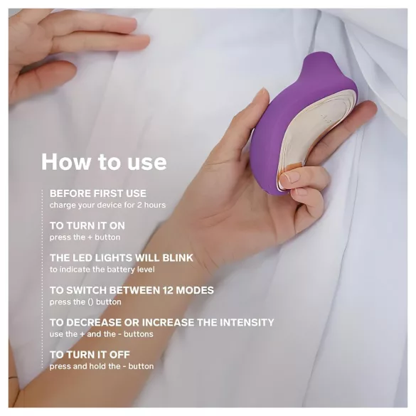 LELO - Stimulateur clitoridien à ondes soniques - violet