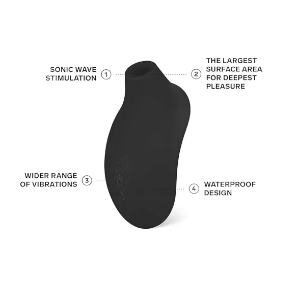 LELO - stimulateur clitoridien à ondes soniques - noir