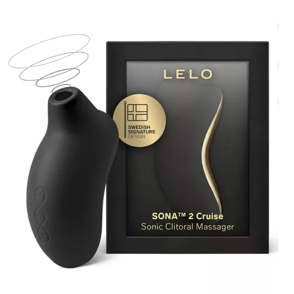 LELO Sona 2 Cruise - stimulateur clitoridien à ondes soniques - noir