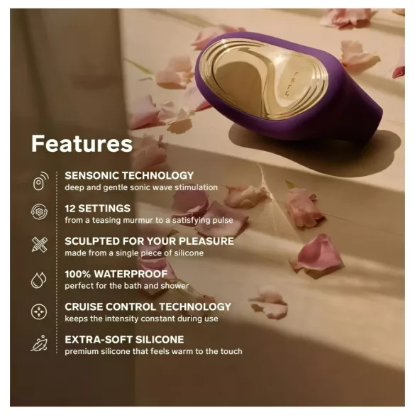 LELO Sona 2 Cruise - stimulateur clitoridien à ondes soniques - noir
