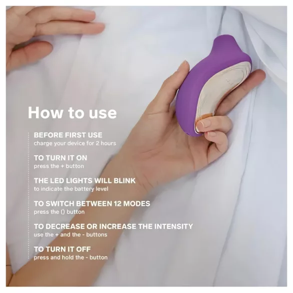LELO Sona 2 Cruise - stimulateur clitoridien à ondes soniques - noir