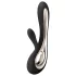 LELO Soraya 2 - vibromasseur rabbit rechargeable étanche - silicone noir