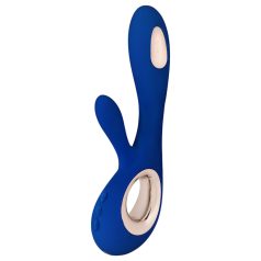   LELO Soraya Wave - vibromasseur rabbit vibrant rechargeable - silicone bleu